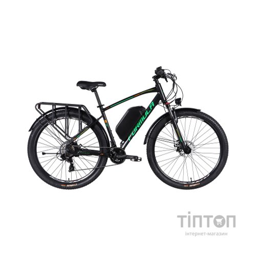 Електровелосипед Formula eCURSOR MAN AM DD 29" 19" 48B 17.5А*г 500Вт 2026 чорно-зелений (ELB-FR-29-244)