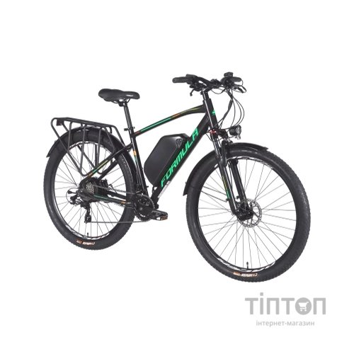 Електровелосипед Formula eCURSOR MAN AM DD 29" 19" 48B 17.5А*г 500Вт 2026 чорно-зелений (ELB-FR-29-244)