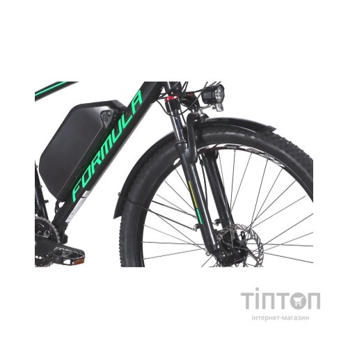 Електровелосипед Formula eCURSOR MAN AM DD 29" 19" 48B 17.5А*г 500Вт 2026 чорно-зелений (ELB-FR-29-244)