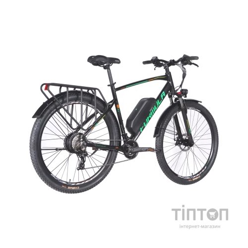 Електровелосипед Formula eCURSOR MAN AM DD 29" 21" 48B 13А*г 500Вт 2026 чорно-зелений (ELB-FR-29-246)