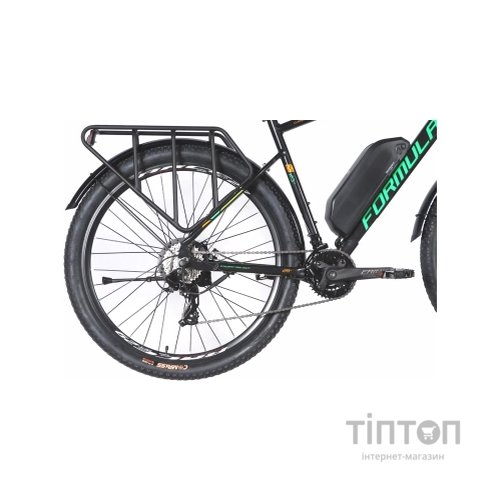 Електровелосипед Formula eCURSOR MAN AM DD 29" 21" 48B 13А*г 500Вт 2026 чорно-зелений (ELB-FR-29-246)
