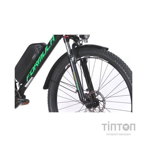 Електровелосипед Formula eCURSOR MAN AM DD 29" 21" 48B 13А*г 500Вт 2026 чорно-зелений (ELB-FR-29-246)