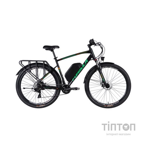 Електровелосипед Formula eCURSOR MAN AM DD 29" 21" 48B 17.5А*г 500Вт 2026 чорно-зелений (ELB-FR-29-248)