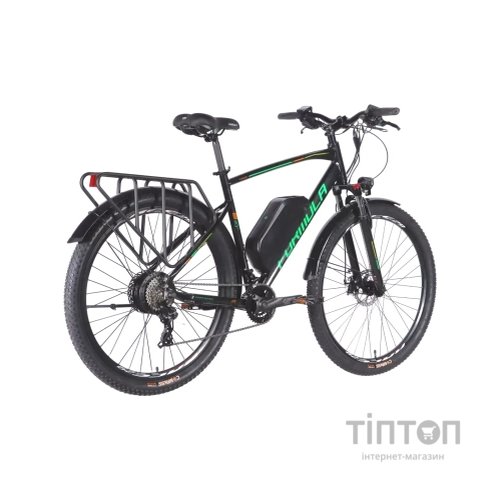 Електровелосипед Formula eCURSOR MAN AM DD 29" 21" 48B 17.5А*г 500Вт 2026 чорно-зелений (ELB-FR-29-248)