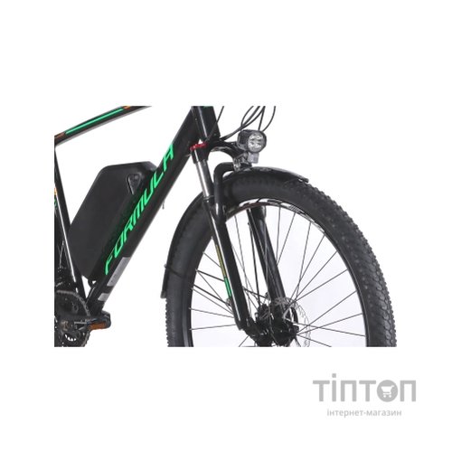 Електровелосипед Formula eCURSOR MAN AM DD 29" 21" 48B 17.5А*г 500Вт 2026 чорно-зелений (ELB-FR-29-248)