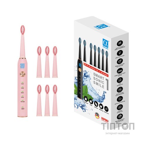 Електрична зубна щітка AHealth SMART SONIC SMILE 1 pink (AHsss1p)