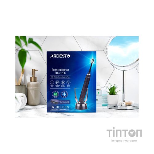 Електрична зубна щітка Ardesto ETB-212CB
