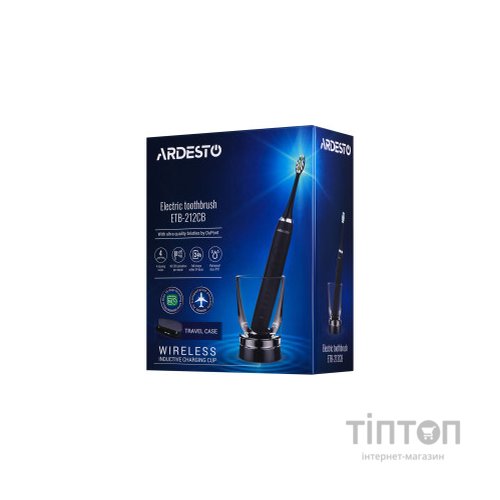 Електрична зубна щітка Ardesto ETB-212CB