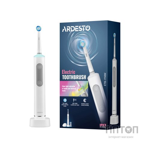 Електрична зубна щітка Ardesto ETB-I114W
