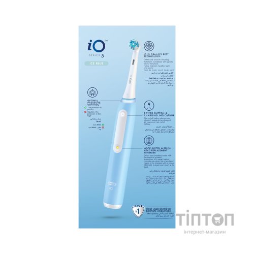 Електрична зубна щітка Oral-B iOG3.1A6.0 Ice Blue