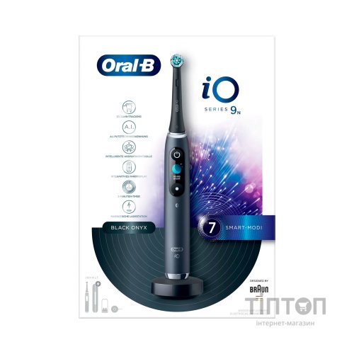 Електрична зубна щітка Oral-B IOM9.1B2.2AD Black Onyx