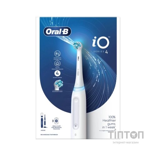 Електрична зубна щітка Oral-B Series 4 iOG4.1A6.1DK (4210201415305)