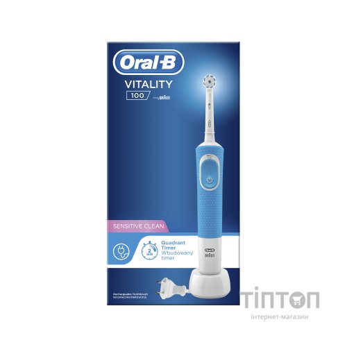 Електрична зубна щітка Oral-B Vitality D100.413.1 PRO Sens Clean Blue