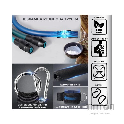 Еспандер Power System PS-4099 Total Expander Set 5 шт (4099MX-0)