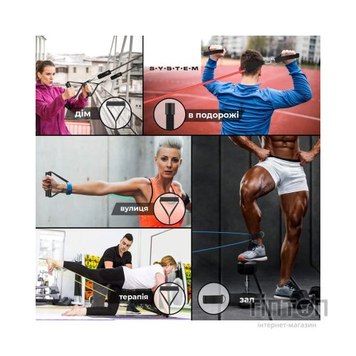 Еспандер Power System PS-4099 Total Expander Set 5 шт (4099MX-0)