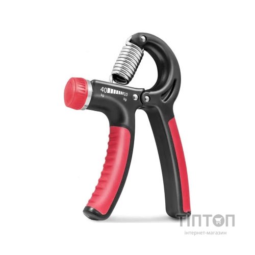 Еспандер PowerPlay кистьовий 10-40 кг Strength Grip Чорно-червоний (PP_4323_Bl/Red)