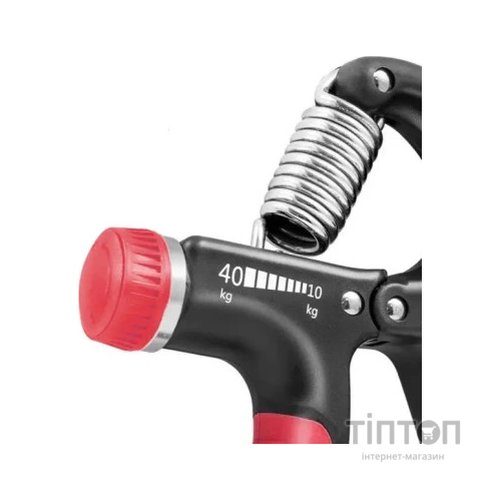 Еспандер PowerPlay кистьовий 10-40 кг Strength Grip Чорно-червоний (PP_4323_Bl/Red)