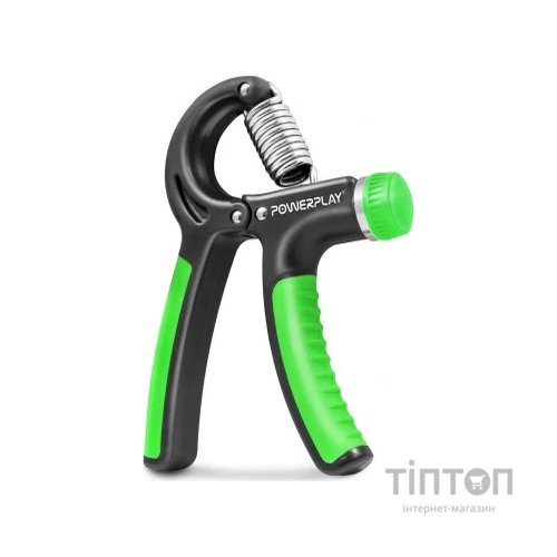 Еспандер PowerPlay кистьовий 10-40 кг Strength Grip Чорно-зелений (PP_4323_Bl/Green)