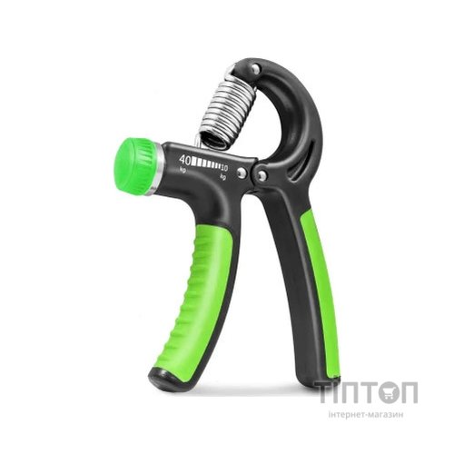 Еспандер PowerPlay кистьовий 10-40 кг Strength Grip Чорно-зелений (PP_4323_Bl/Green)
