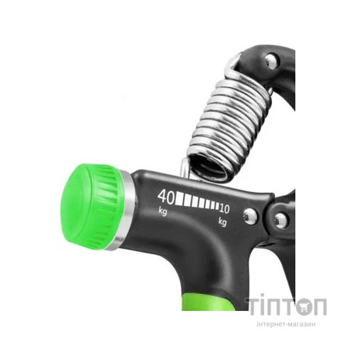 Еспандер PowerPlay кистьовий 10-40 кг Strength Grip Чорно-зелений (PP_4323_Bl/Green)