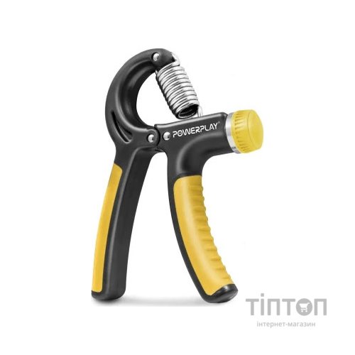 Еспандер PowerPlay кистьовий 10-40 кг Strength Grip Чорно-жовтий (PP_4323_Bl/Yellow)