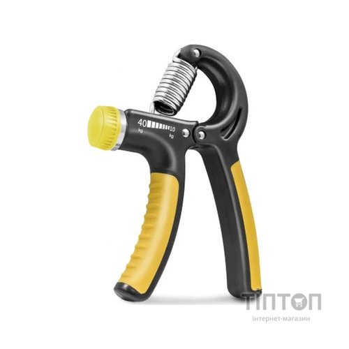 Еспандер PowerPlay кистьовий 10-40 кг Strength Grip Чорно-жовтий (PP_4323_Bl/Yellow)