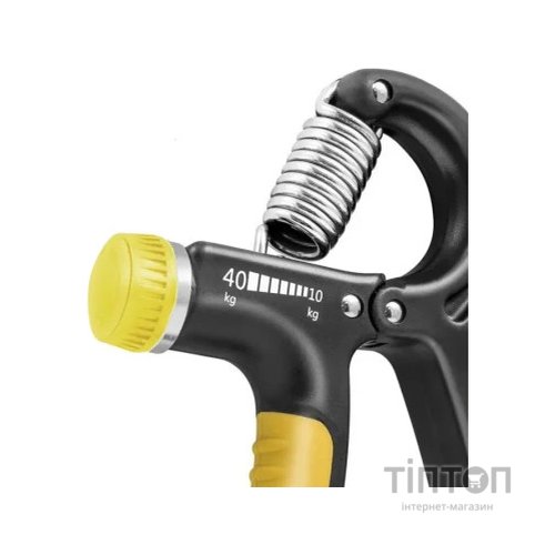Еспандер PowerPlay кистьовий 10-40 кг Strength Grip Чорно-жовтий (PP_4323_Bl/Yellow)
