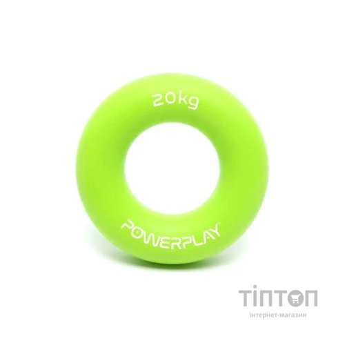 Еспандер PowerPlay кистьовий силіконовий Hand Grip Ring Medium Зелений (PP_4324_20kg)