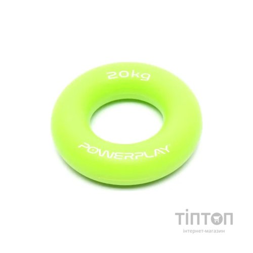 Еспандер PowerPlay кистьовий силіконовий Hand Grip Ring Medium Зелений (PP_4324_20kg)