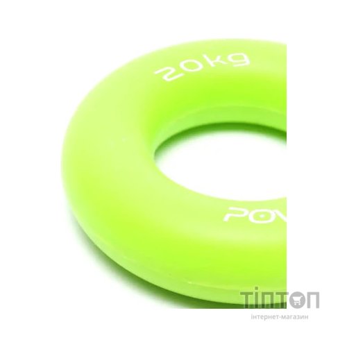 Еспандер PowerPlay кистьовий силіконовий Hand Grip Ring Medium Зелений (PP_4324_20kg)
