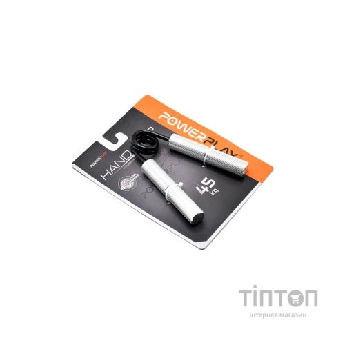 Еспандер PowerPlay -ножиці алюмінієвий 45 кг Hand Grip Срібний (PP_4322_45kg)