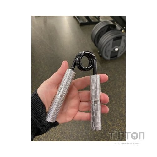 Еспандер PowerPlay -ножиці алюмінієвий 68 кг Hand Grip Срібний (PP_4322_68kg)