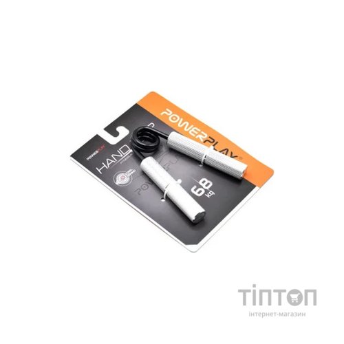 Еспандер PowerPlay -ножиці алюмінієвий 68 кг Hand Grip Срібний (PP_4322_68kg)