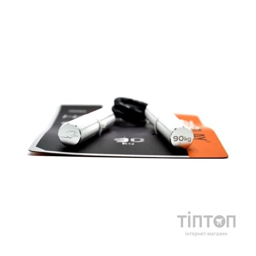 Еспандер PowerPlay -ножиці алюмінієвий 90 кг Hand Grip Срібний (PP_4322_90kg)