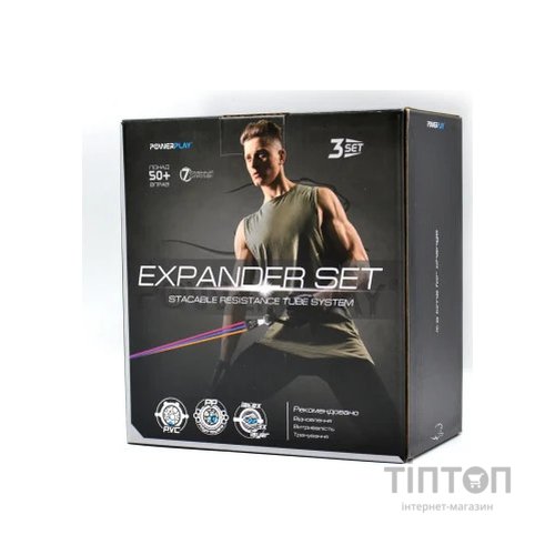 Еспандер PowerPlay PP-4101 Expander Tube Set 3 шт (PP-4101_3set)
