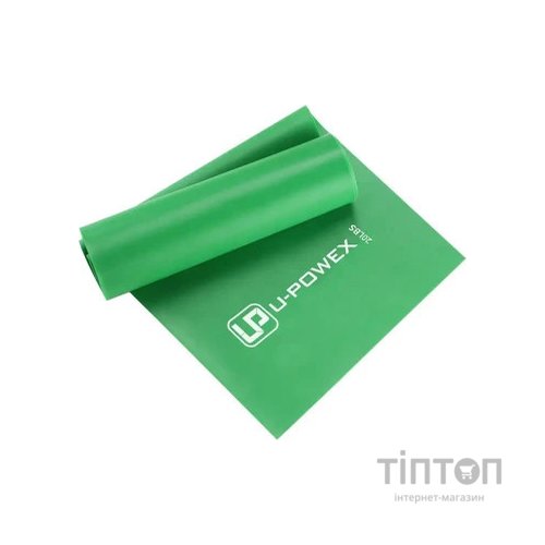 Еспандер U-Powex для фітнесу та реабілітації Fitness band 0.5мм 9.1 кг Green (UP_1007_Green)