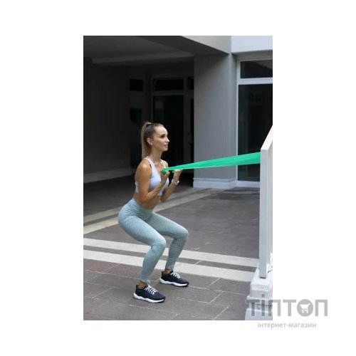 Еспандер U-Powex для фітнесу та реабілітації Fitness band 0.5мм 9.1 кг Green (UP_1007_Green)