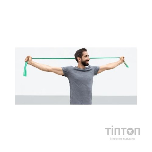 Еспандер U-Powex для фітнесу та реабілітації Fitness band 0.5мм 9.1 кг Green (UP_1007_Green)