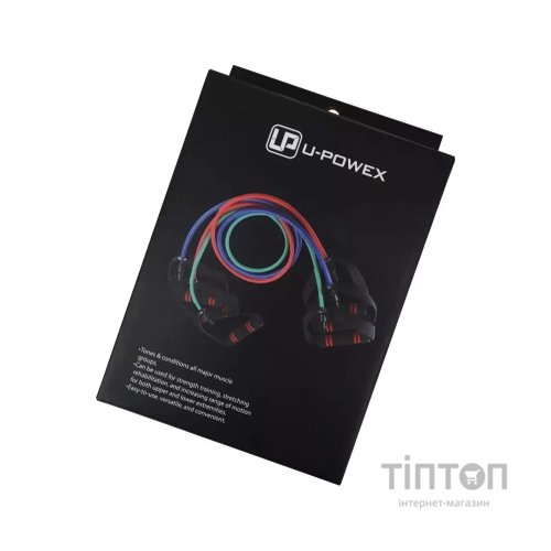 Еспандер U-Powex Latex resistance tube 20LB Green 9 кг (UP_1001_20LB_Green)