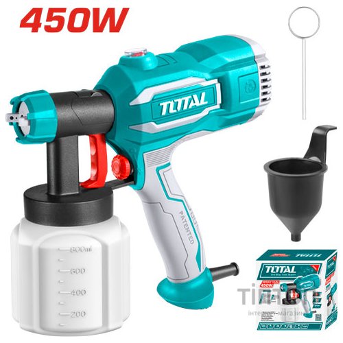 Фарбопульт Total TT3506, 350Вт, 800мл. (TT3506)