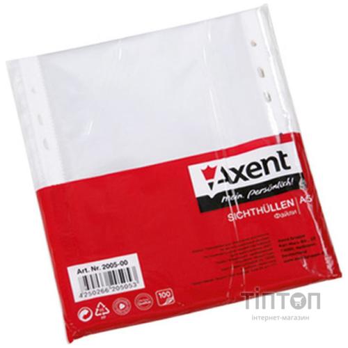 Файл Axent А5 Glossy, 40мкм (100 шт.) (2005-00-А)