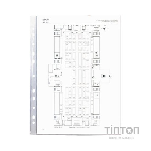 Файл Delta by Axent А4 + 40 мкм глянсовий Прозорий, 100 шт (D1004)