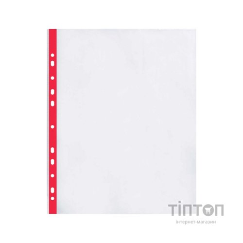 Файл Optima А4+ 40 мкм глянсових з червоною стрічкою, 20 штук (O35109-03)