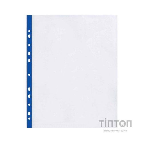 Файл Optima А4+ 40 мкм глянсових з синьою стрічкою, 20 штук (O35109-02)