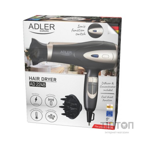 Фен Adler AD 2248 grey (AD2248G)