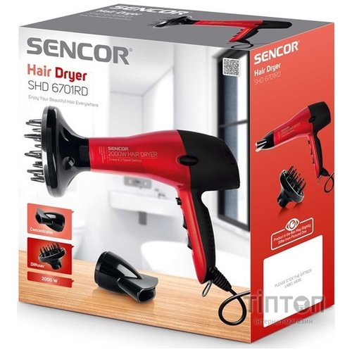 Фен Sencor SHD 6701RD