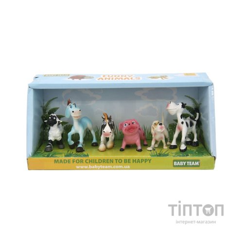 Фігурка Baby Team набір Ферма 6 шт (8831)