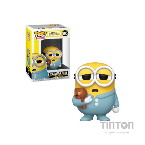 Фігурка для геймерів Funko Pop cерії Посіпаки 2 - Боб у піжамі (47805)