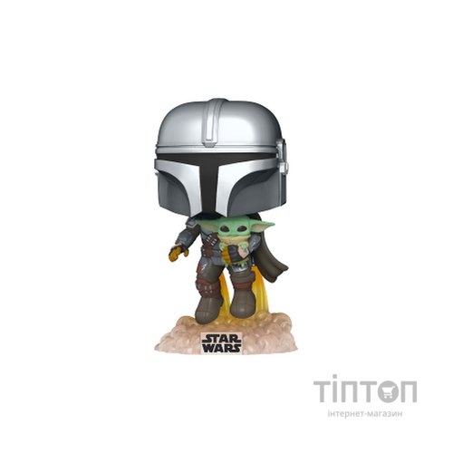 Фігурка для геймерів Funko Pop Мандалорець, що летить з малюком (50959)