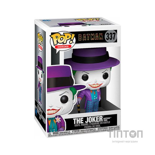 Фігурка для геймерів Funko Pop серії Batman 1989 - JOKER WITH HAT WITH CHASE (47709)